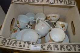 Part Oriental Tea Set and a Floral Tea Set