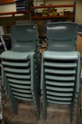 Eighteen Stackable Chairs