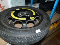 Space Saving Five Stud Spare Wheel with 155/70R17 110m Tyre