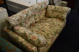 Floral Upholstered Sofa Bed