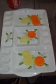 Beswick Dinner Tray Decorated with Oranges and Lemons
