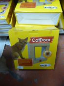 Three Spectra Four Way Lock Cat Flaps