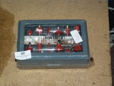 Twelve Piece Router Bit Set