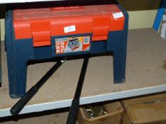 Sit and Stand Toolbox and a Pair of Pruners