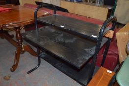 Black Tubular Metal Computer Table