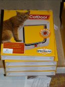 Four Spectra Pet Cat Flaps