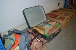 Three Boxes, One Suitcase and Two Holdalls Containing Hardback Fiction and Nonfiction Books