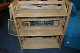 Beech Folding Bookshelf