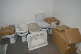 Assorted White Sanitary Ware, Concealed Systems, etc.