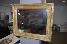 Gilt Framed Bevelled Edge Wall Mirror