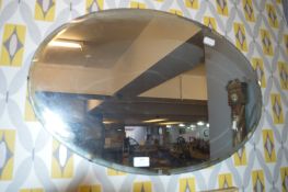 Oval Bevelled Edge Wall Mirror
