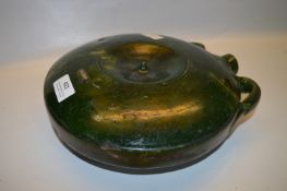 Green Majolica Hot Water Bottle