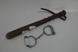 Truncheon and Handcuffs
