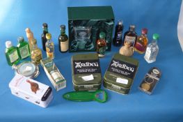 Collection of MIniature Bottled Spirits Whiskey, Gin, etc.