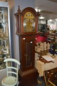 Mahogany Cased Grandmother Clock