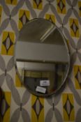 Oval Bevelled Edge Wall Mirror