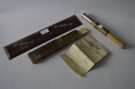 Ottis King Calculator and Two Slide Rulers