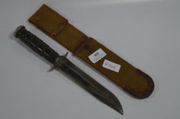 WWII U.S Marine Corp Camillus Dagger in Sheath
