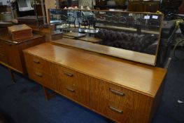 Teak Dressing Table with Six Drawers