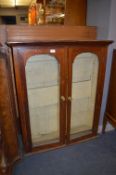 Mahogany Glazed Door Bookcase