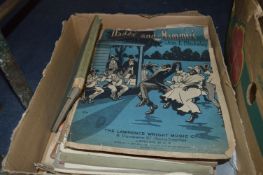 Box Containing Sheet Music