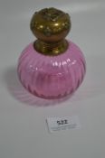 Pink Glass Scent Bottle