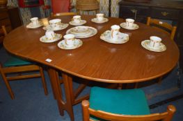 Teak Drop Leaf Dining Table