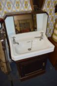 Cabinet Cased Square Corner Sink