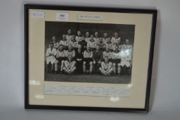 Framed Hull City AFC 1948-49 Season Photograph