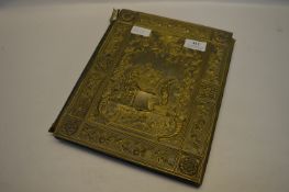 Punch Magazine Embossed Brass Stationary Book