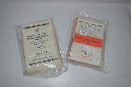 Hull FC vs Hull KR Rugby League Programmes