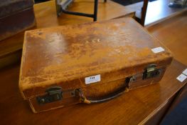 Small Leather Suitcase