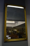 Gilt Framed Rectangular Wall Mirror
