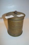 WWI Trench Art Tobacco Jar 1918