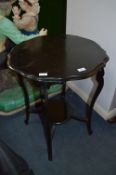 Ebonised Occasional Table