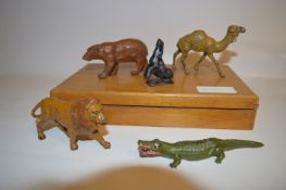 Cast Lead Zoo Figures 