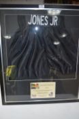 Framed and Signed Boxing Shorts Roy Jones Jr