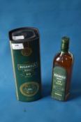 Bottle of Bushmills Single Malt Irish Whiskey