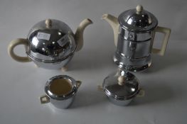 1940's Heatmaster Four Piece Tea and Coffee Set