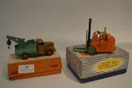 Box Dinky Breakdown Lorry and Forklift Truck