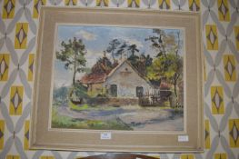 Framed Oil on Canvas 