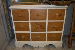 Pine Nine Drawer Chest