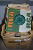Box Containing 45 Rpm Singles