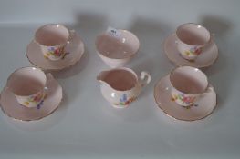 Royal Vale Rose Decorated Pink Part Tea Set