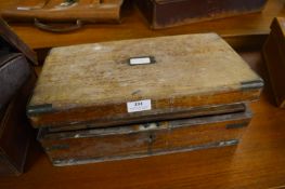 Brass Bound Writing Box