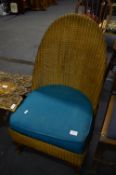 Lloyd Loom Nursing Chair with Upholstered Seat