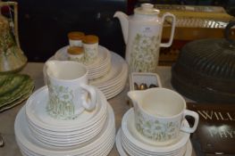 Hornsea Pottery Fleur Dinnerware and Coffee Pot