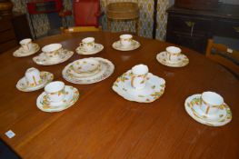 Foley China Leaf Patterned Part Tea Set