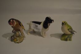 Two Beswick Birds 