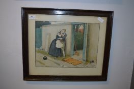 Pickwick Coloured Print 